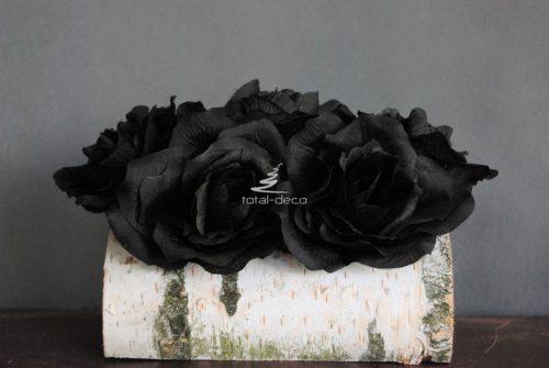 Dekoracja kwiatowa czarne róże