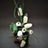 stroiki wielkanocne z białymi tulipanami sztucznymi/dekoracje na wielkanoc sklep