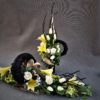 nowoczesne wiązanki na cmentarz z brzozą +bukiet do wazonu sklep