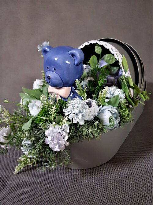 flower box-prezent na chrzciny