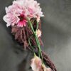 wianek nagrobny różowa serenada z kalli i magnolii